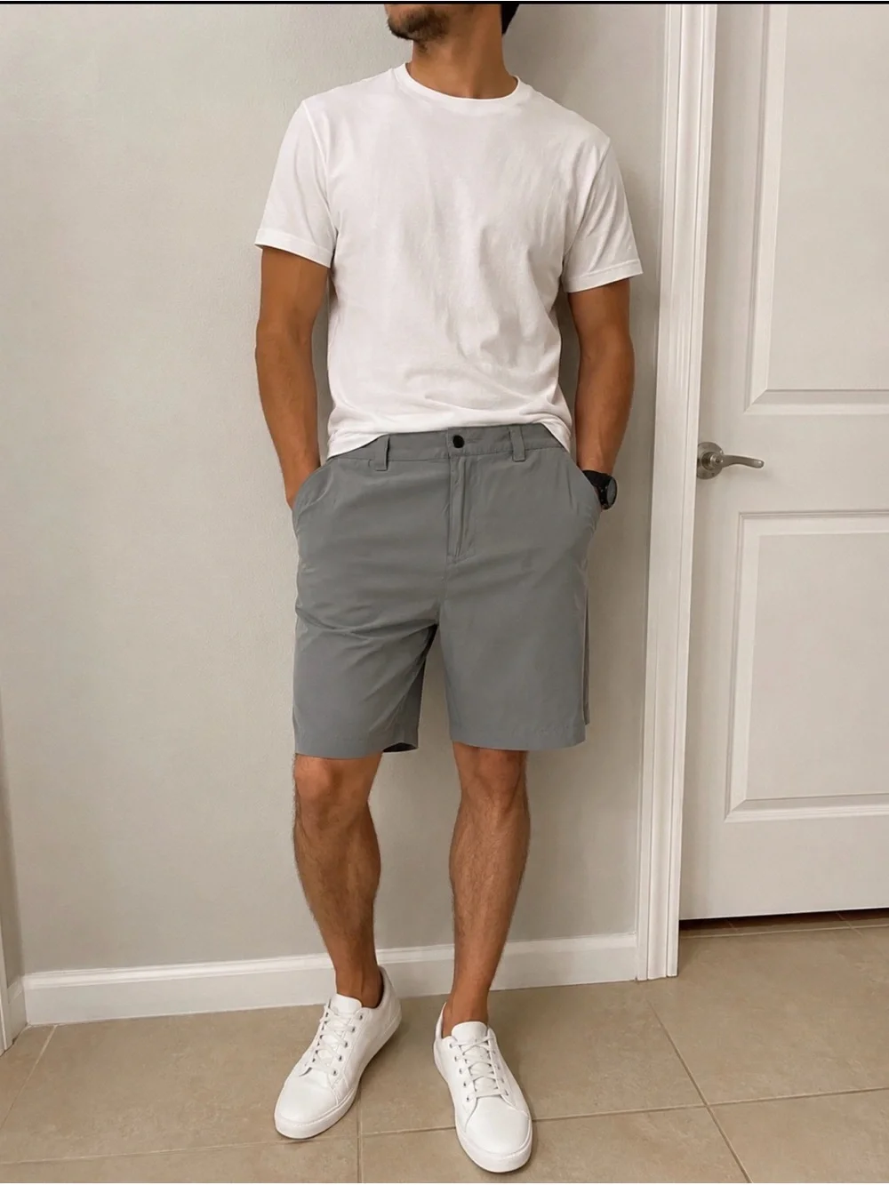 Banana Republic Men’s Gray Casual Stretch Shorts Size 36